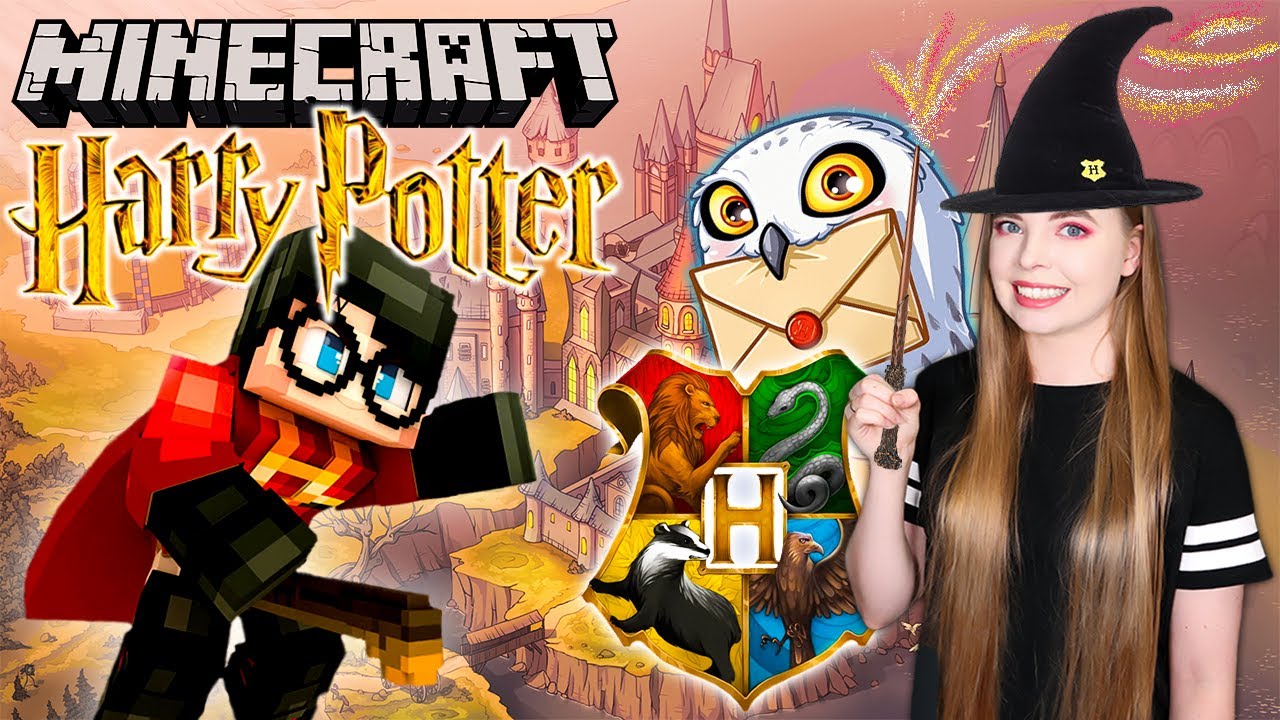 ZOSTAŁAM CZARODZIEJEM ⚡️🧙 MINECRAFT HARRY POTTER #1
