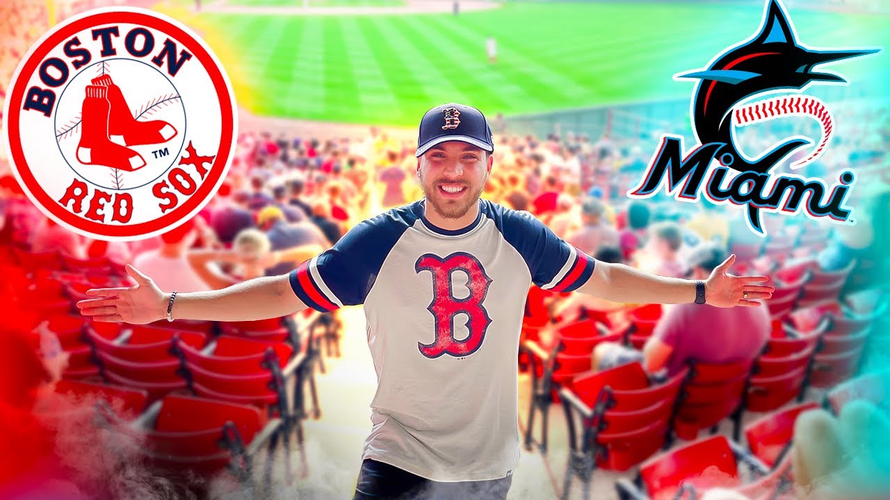 FUI EM UM JOGO DE BEISEBOL NOS EUA *Boston Red Sox X Miami Marlins*