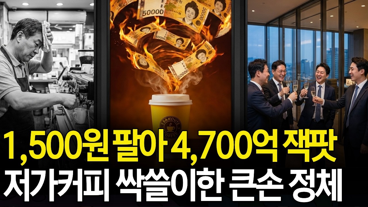 '저가 커피' 싹쓸이한 큰손들의 정체 / 경제학비서