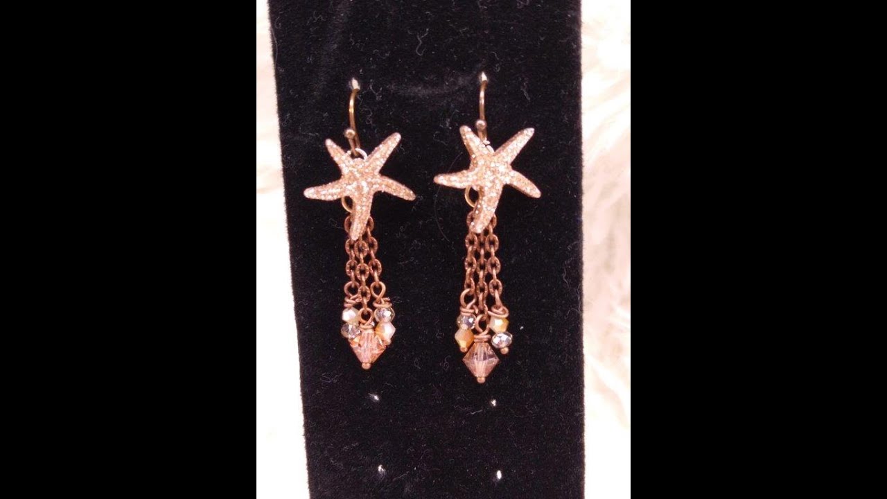 Button Earring Tutorial