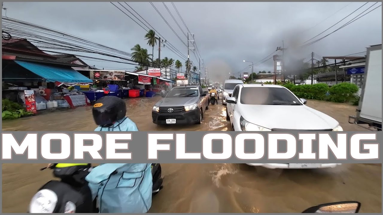 PHUKET HEAVY RAIN sees parts of the Island flooding Again Monday 16 sept 24