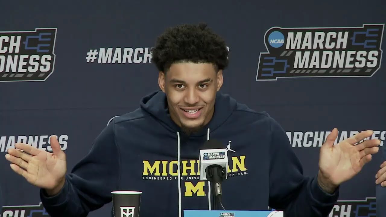 No. 1 Michigan Reacts to Facing Howard in NCAA Tournament | Press Conference  | HBCUGameDay.com