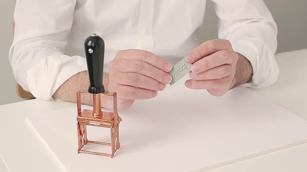 Wms & Co. Self Inking Rubber Stamp: How To
