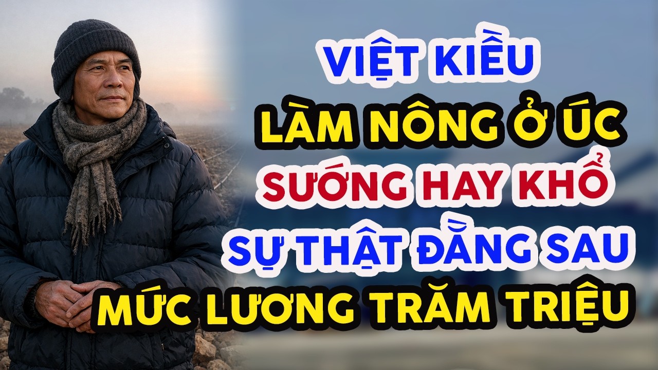 VIỆT KIỀU LÀM NÔNG Ở ÚC SƯỚNG HAY KHỔ, SỰ THẬT ĐẰNG SAU MỨC LƯƠNG TRĂM TRIỆU ĐƯỢC TIẾT LỘ