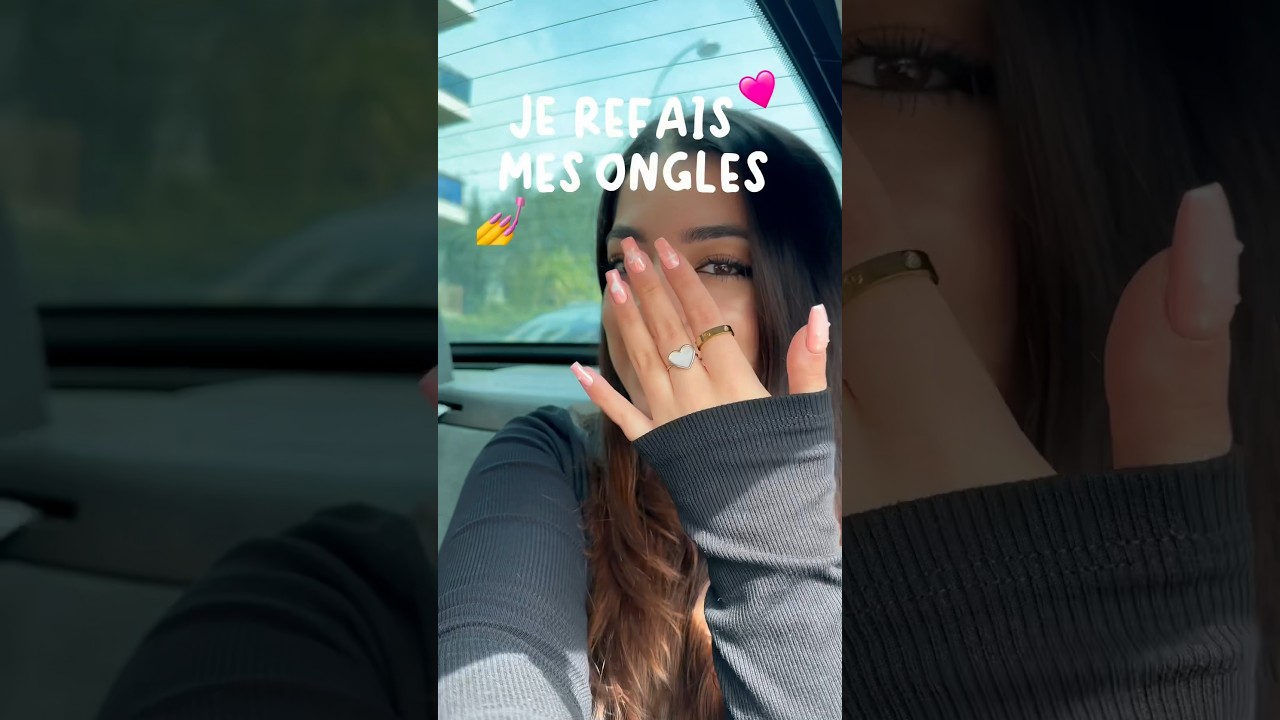 JE FAIS MES ONGLES ET JE TESTE LES COQUETTE NAILS 🎀✨ On valide ?🩷 #nails #ongles #tutorial #beauty