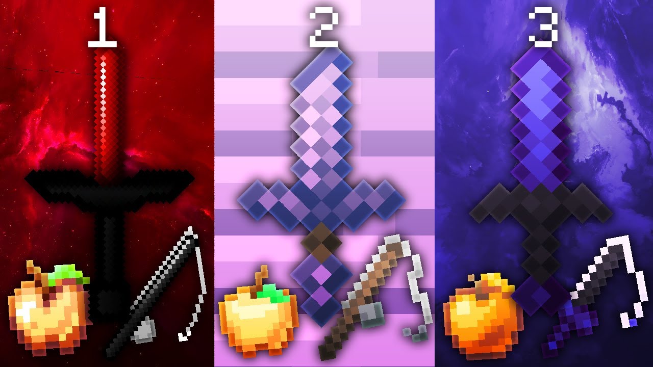TOP 3 BEST MINECRAFT PVP TEXTURE PACKS #164 [1.7/1.8]