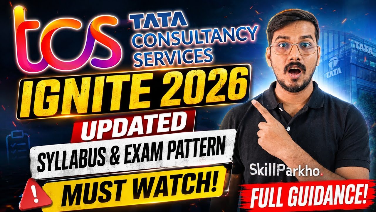 TCS Ignite 2026 Complete Preparation Guide | Eligibility, Exam Pattern, Syllabus, Coding & Interview