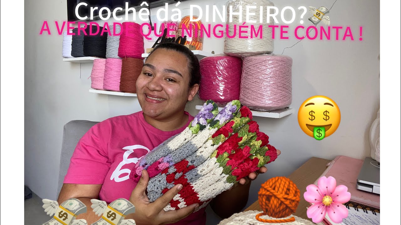 “Crochê dá dinheiro? A VERDADE que ninguém conta!”💸😱🤔