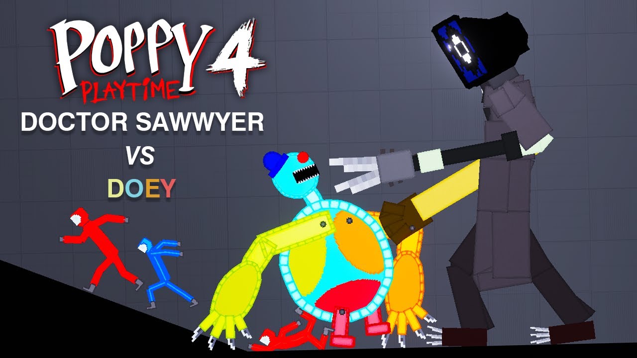 I Turned Melon Human Into DOCTOR SAWYER - Poppy Playtime Chapter 4 - People Playground