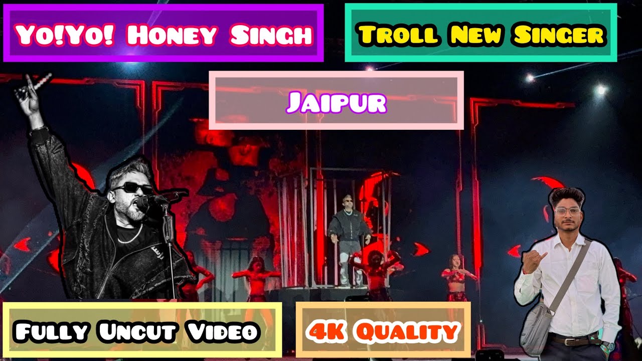 Yo! Yo! Honey Singh Live Jecc JAIPUR | Millionare Tour | Outstanding Performance | Sumit Jaipur Vlog