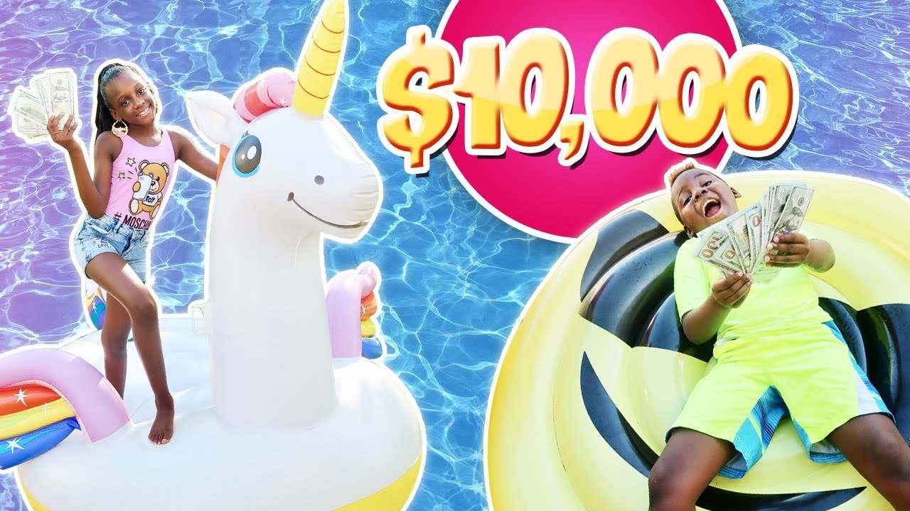 Last to Fall in the Pool Wins $1,000