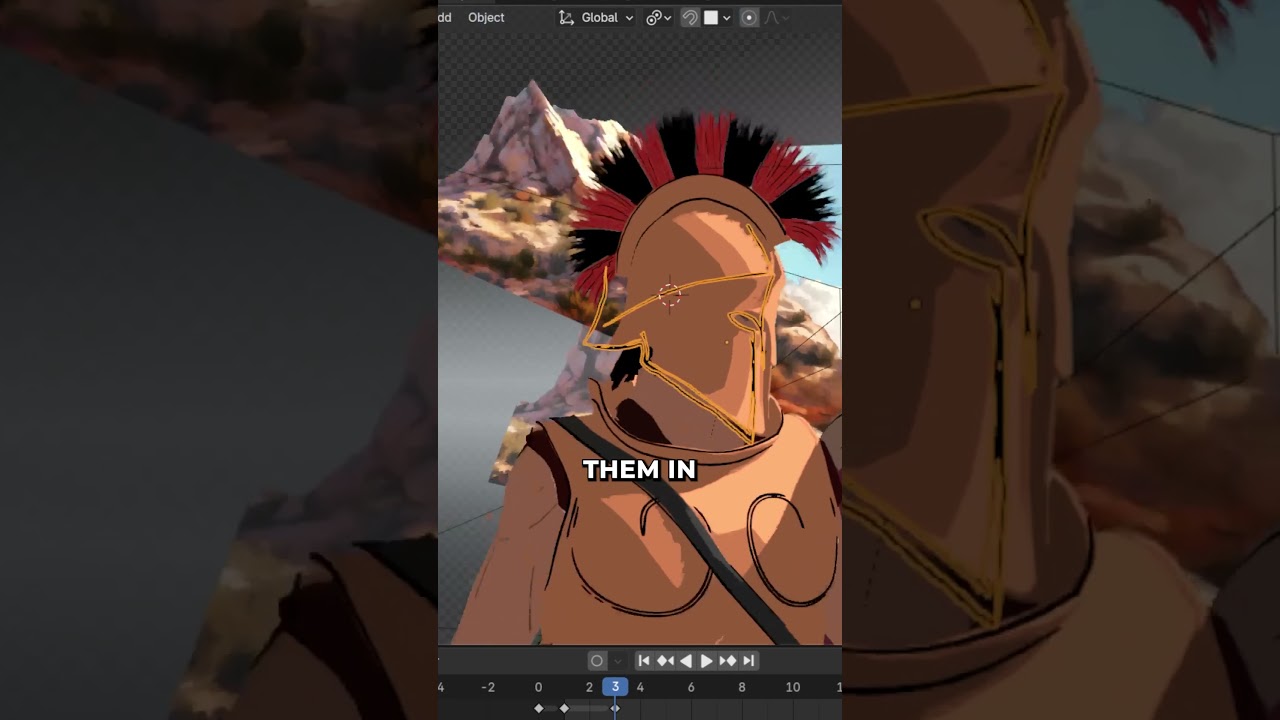 How I use Grease Pencil in my Stylized Shots