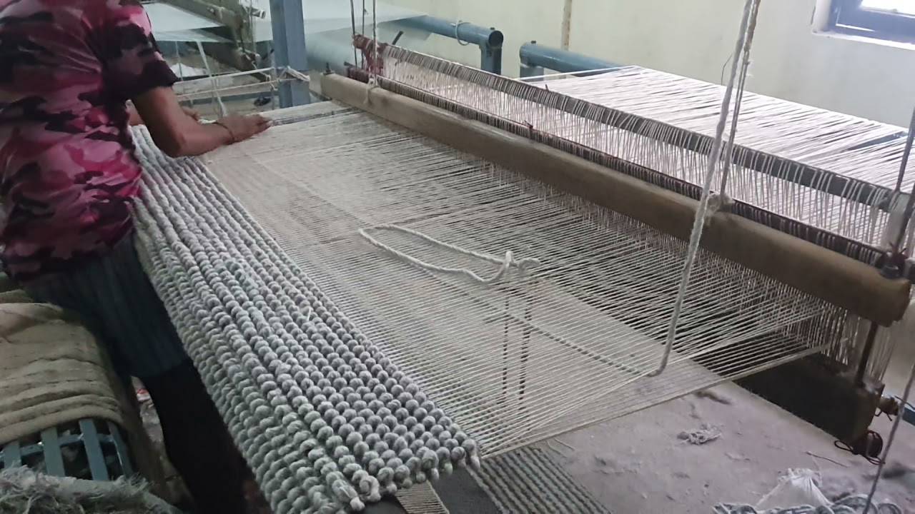 Making of Indian Handmade Rug, Handmade Dhurries