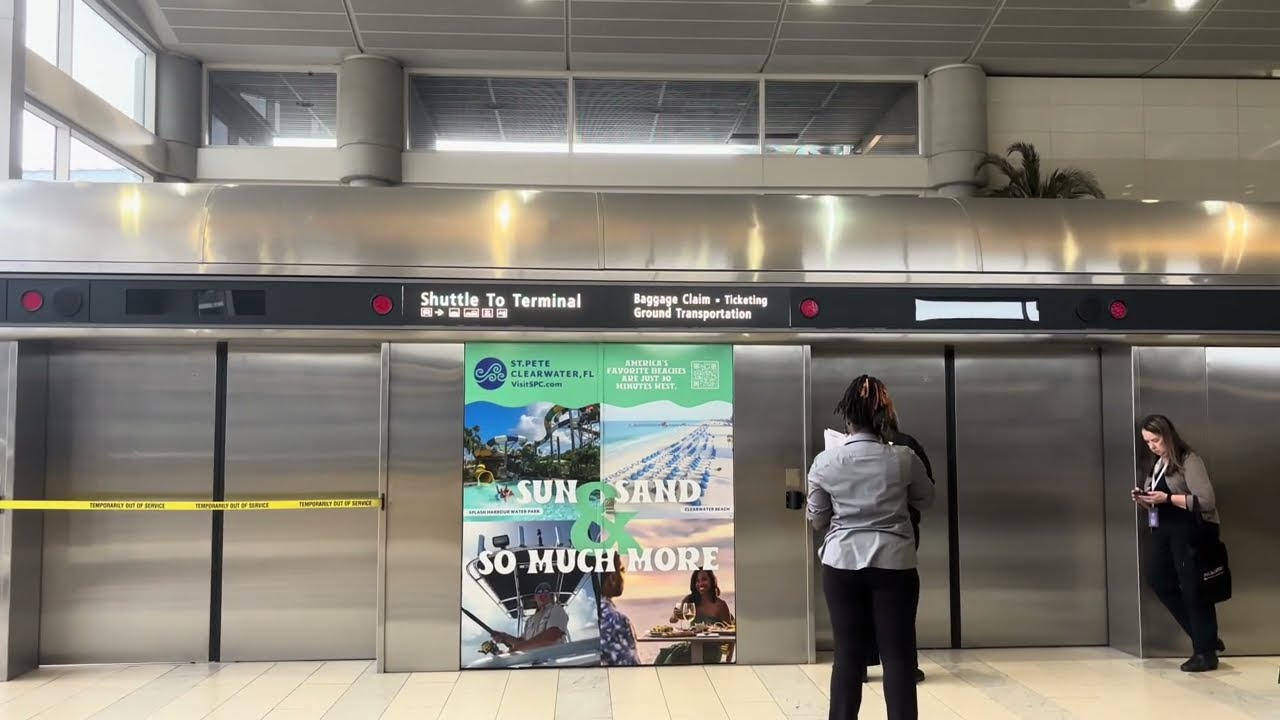 Tampa Airport Doors Are Closing of Airside A