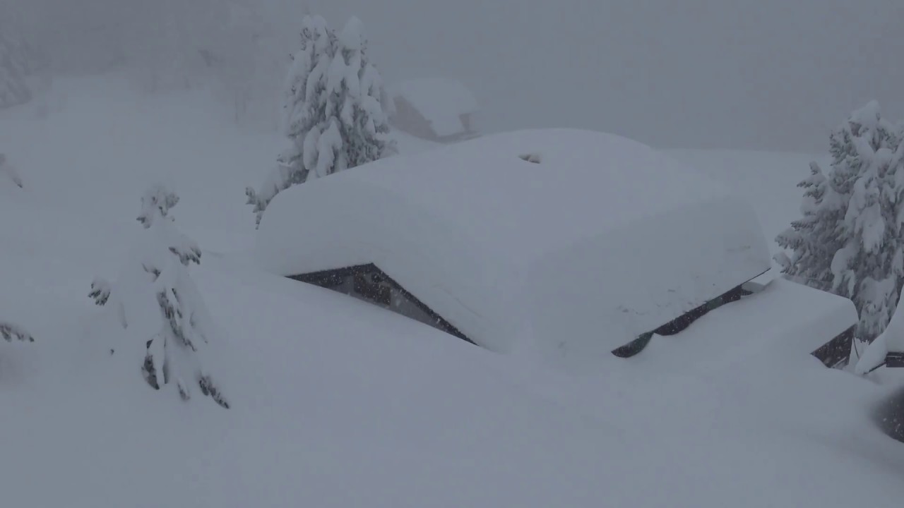 Extrem Schnee Bettmeralp + Riederalp 22.01.2018