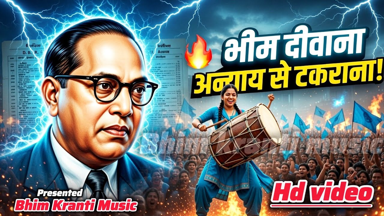 भीम दीवाना 🔥 | हर अन्याय से टकराना होता है | Powerful Bhim Song 2026 | Jai Bhim Song l Ai video