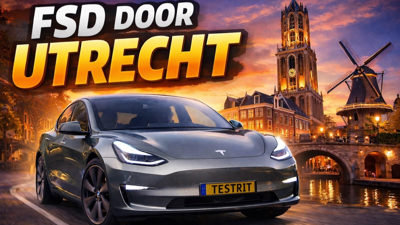 Tesla FSD Test in Utrecht 🚗 | Dit viel mij op!