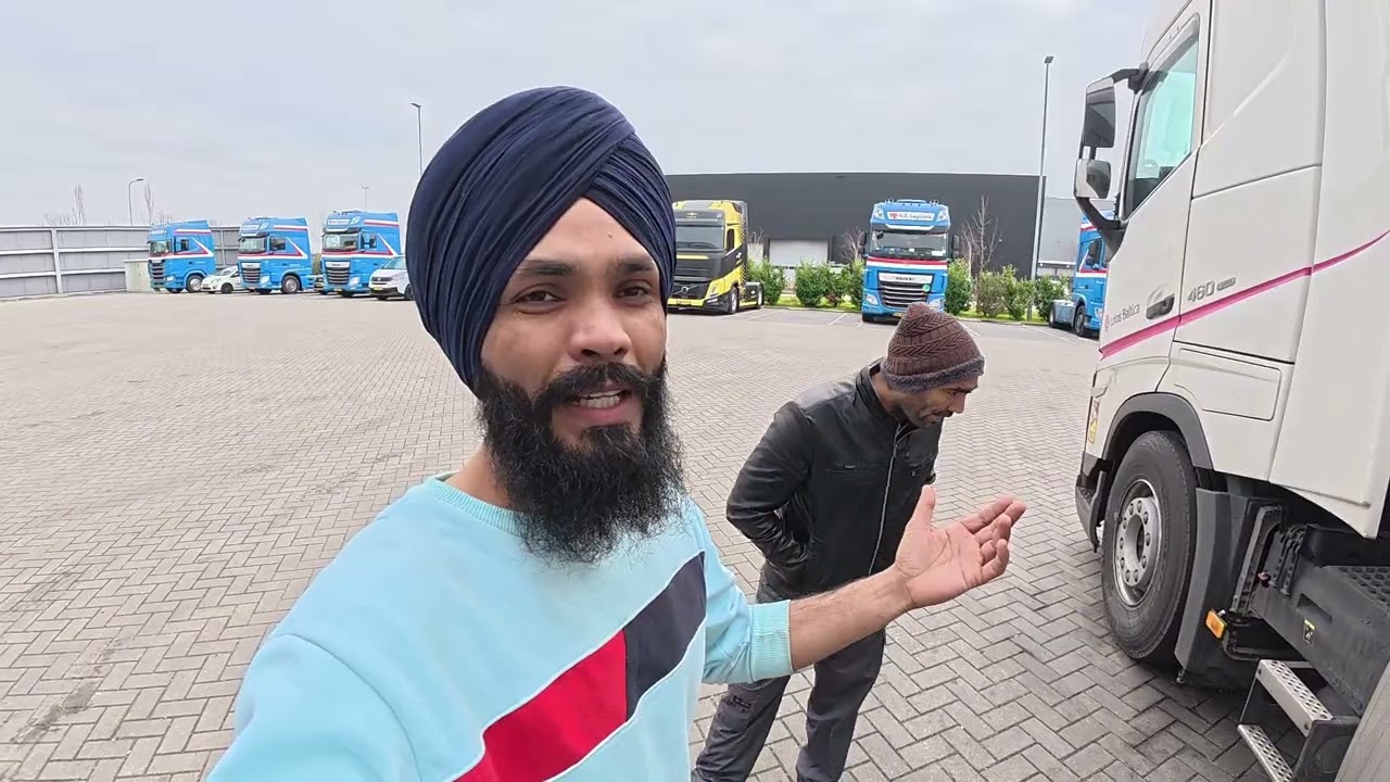 रोटी बनानी बहुत मुश्किल होती है सर्दियो मैं यहाँ 😱Truck Driver Tuff Life in Europe