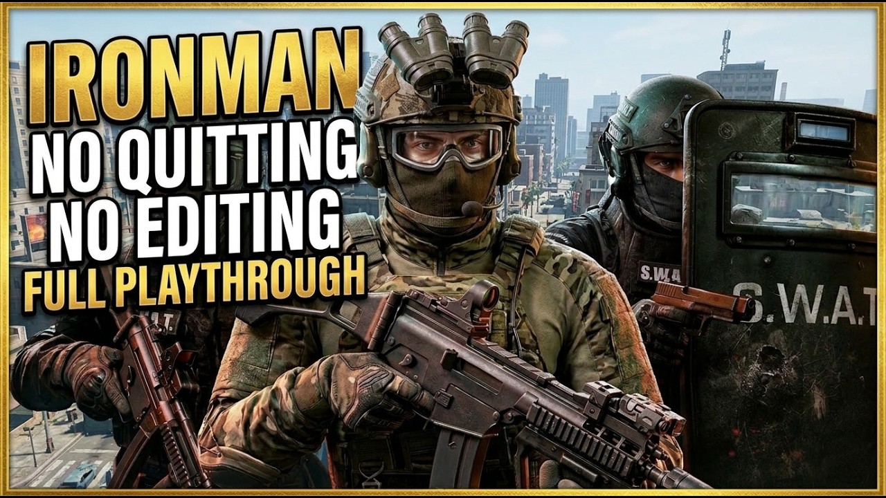 Ironman Mode - All Objectives - Complete Run - (NO Quitting OR Editing, Raw Video) READY OR NOT