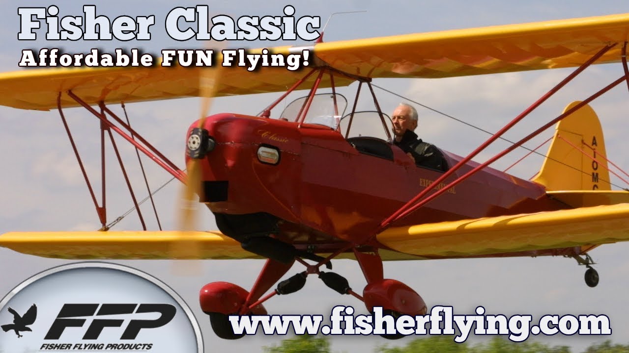 Fisher Classic, Fisher Flying Products Classic Experimental All Wood Bi-Plane.