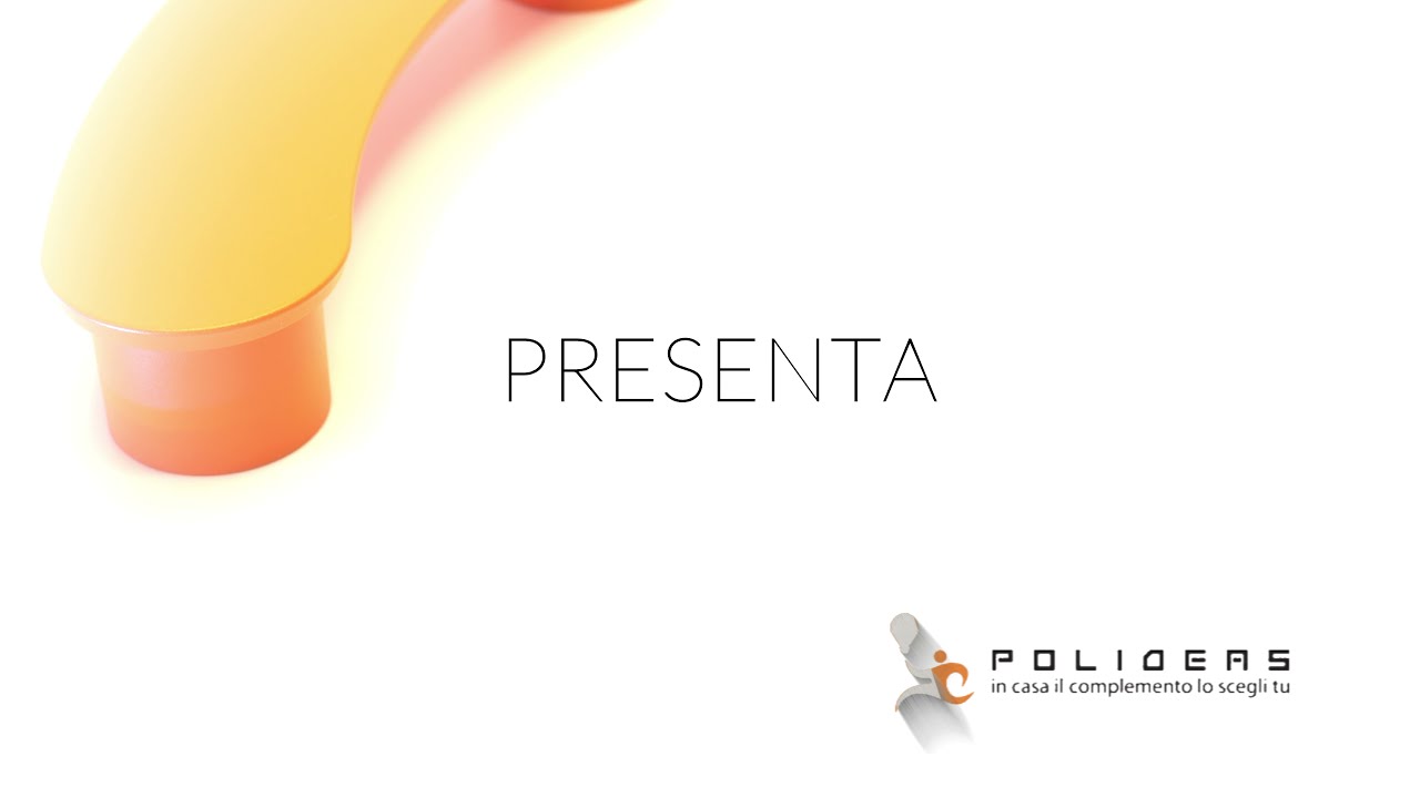 MANIGLIA PER MOBILI SMILEY 333 - FINITURA ARANCIO - MANIGLIA PER MOBILE DESIGN - 4K VIDEO 60FPS