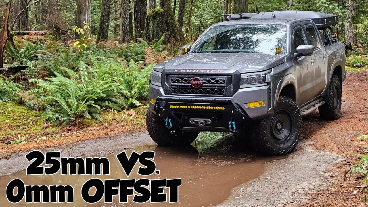 Диски Nissan Frontier с вылетом 0 мм против дисков с вылетом 25 мм *ЧТО ВАМ НУЖНО ЗНАТЬ*