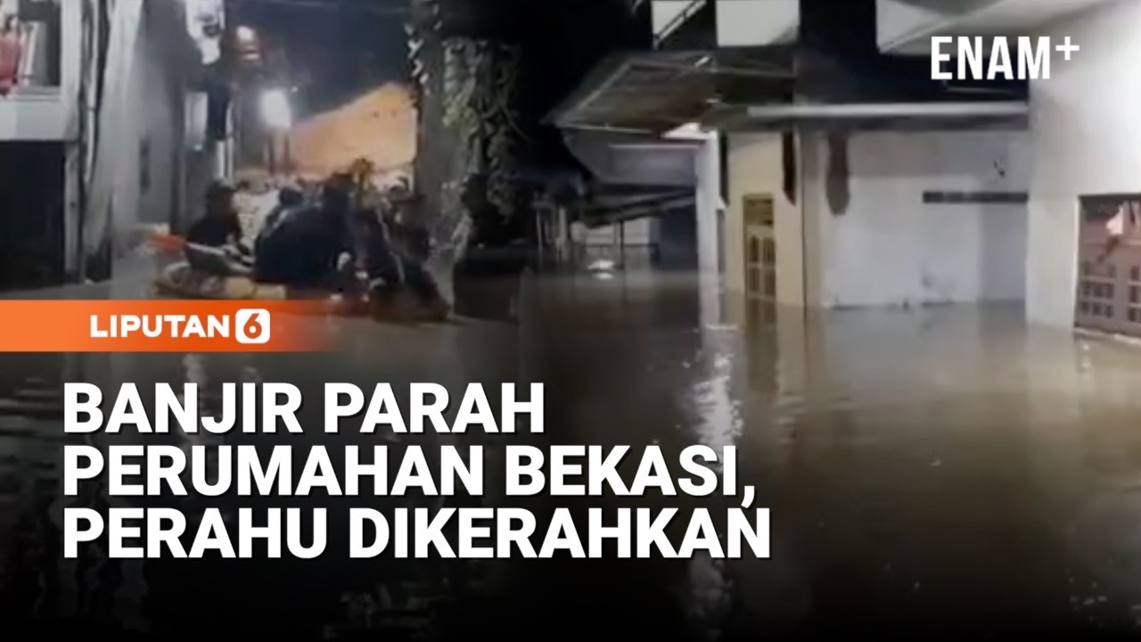 Kali Bekasi Meluap Lagi, Ratusan Rumah Terendam Hingga 2,5 Meter| Liputan6
