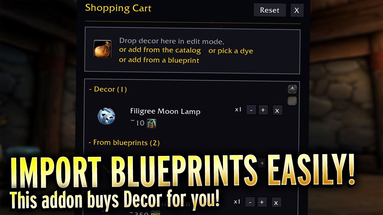 ПОТРЯСАЮЩИЙ аддон для импорта чертежей жилья! World of Warcraft Midnight