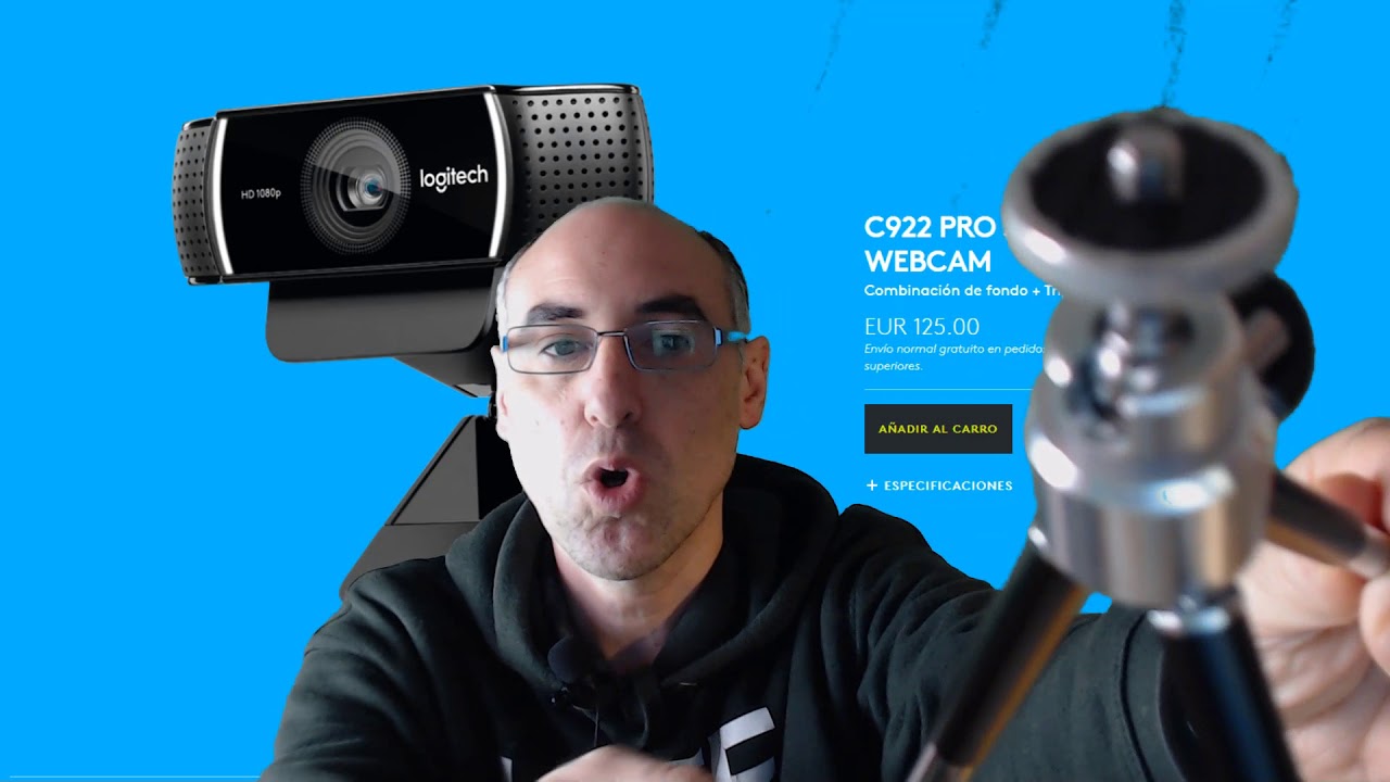 👍 Pruebo la WEBCAM LOGITECH C922 PRO 1080p ▶️ [GENIAL]