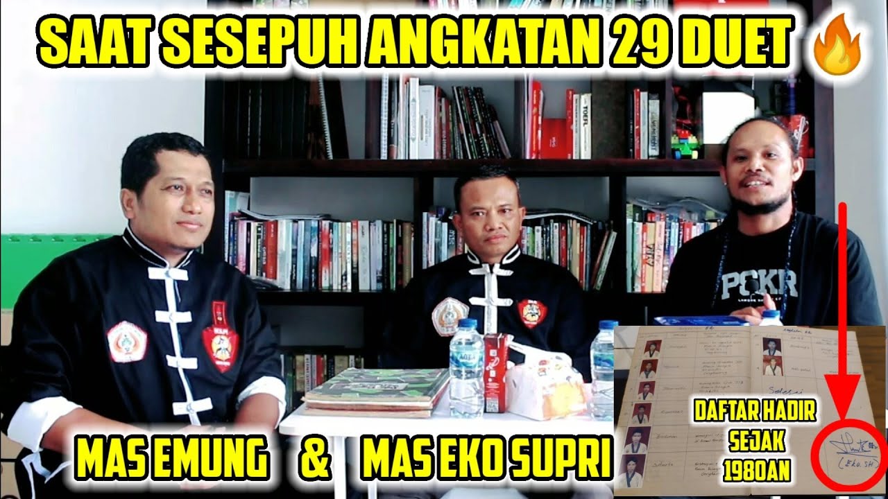 SESEPUH IKSPI KERA SAKTI DI JAKARTA, ANGKATAN 29, MASIH PUNYA DAFTAR HADIR TAHUN 1989 !