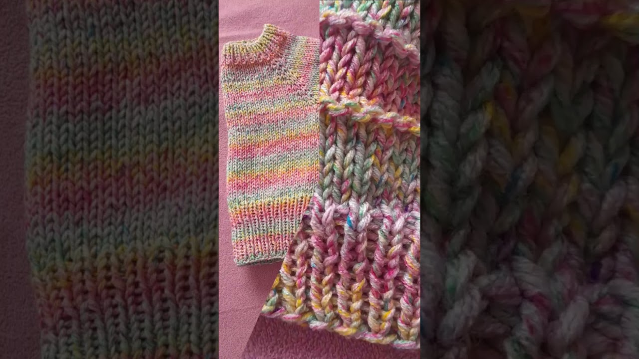Blusa em tric&ocirc; Topdown e Gorro! #artesanato #handmade #feitoamao #tricot #trico #tric&ocirc;f&aacute;cil #tric&ocirc;