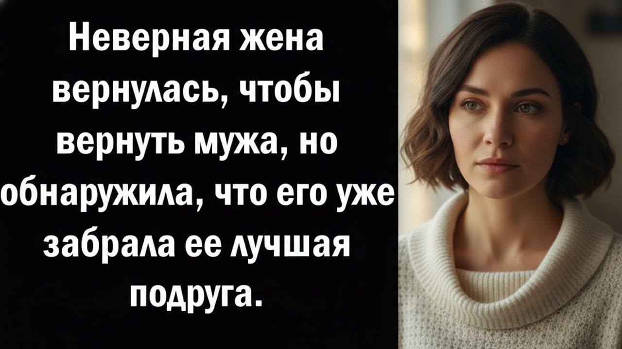 Неверная жена вернулась, чтобы вернуть мужа, но обнаружила, что его уже забрала ее лучшая подруга