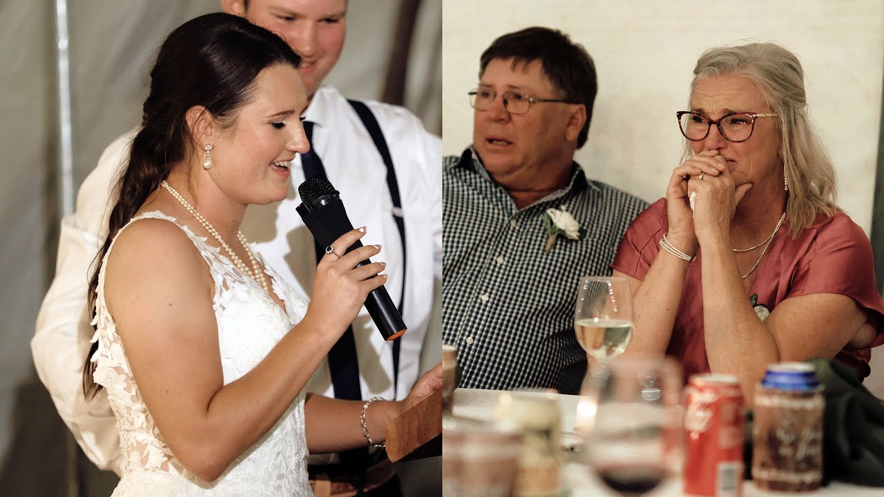 Bride&rsquo;s Emotional Thank You Wedding Speech to Parents