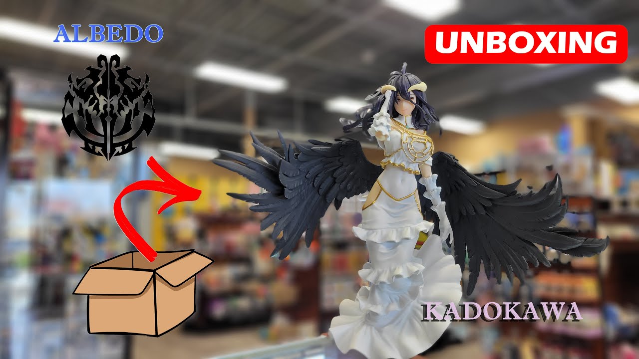 Распаковка сексуальной аниме-фигурки Overlord Albedo Wing в масштабе 1/7