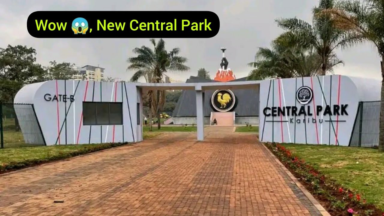 Wow 😱, Inside The New Central Park by NMS Nairobi. Kenya.