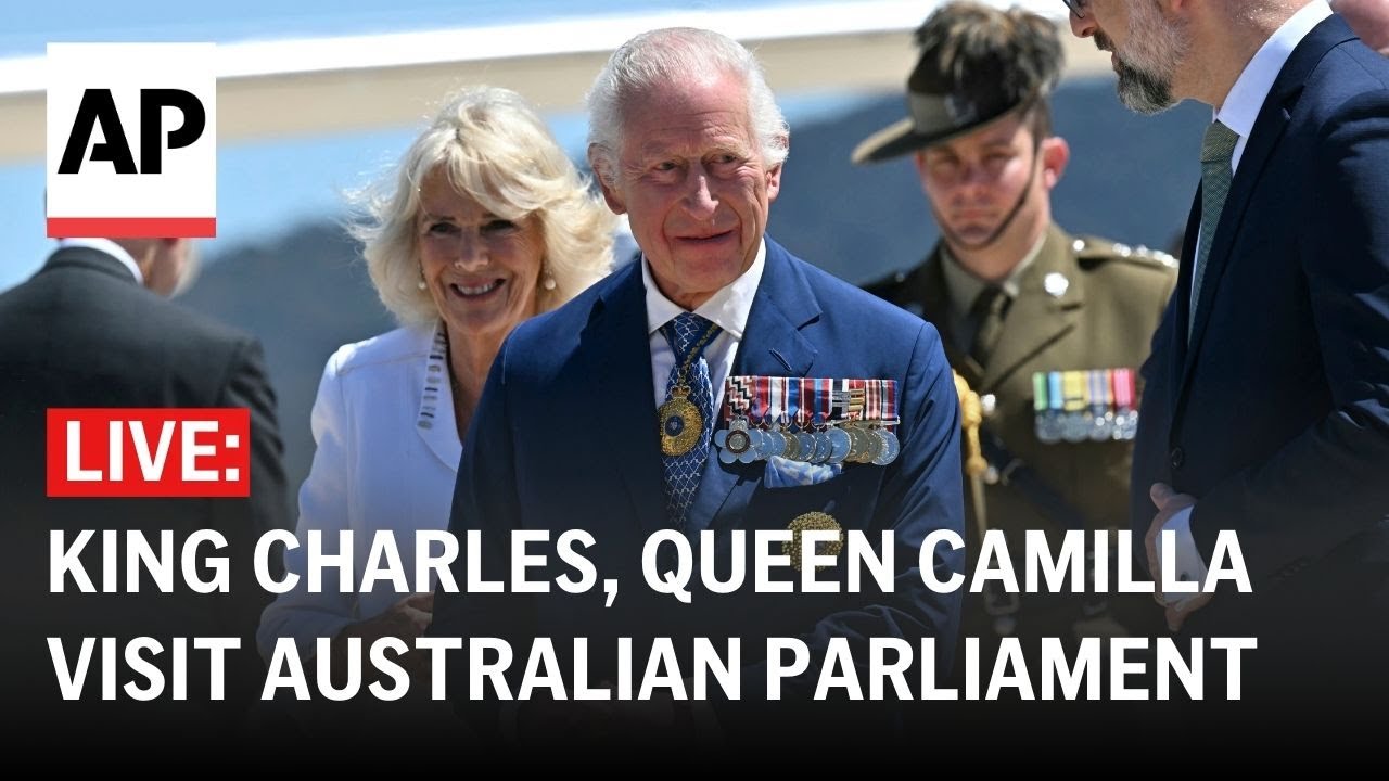 LIVE: UK’s King Charles and Queen Camilla visit the Australian Parliament