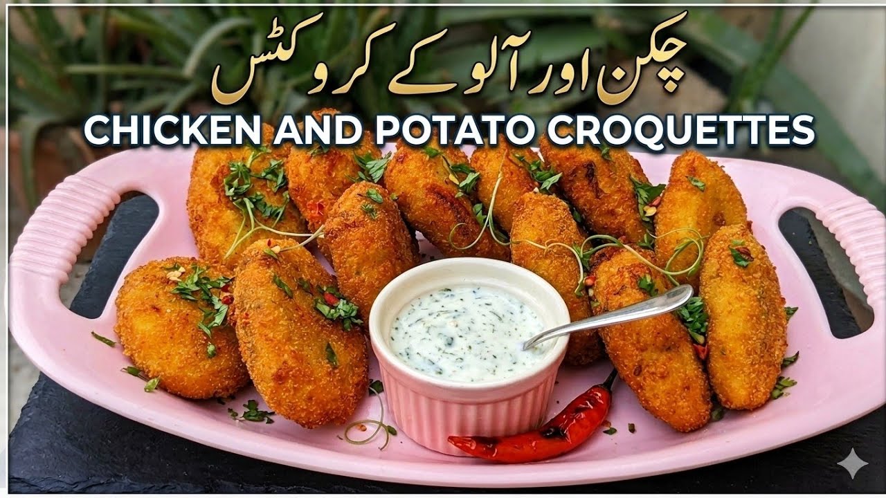 “Crispy Chicken Croquettes!”