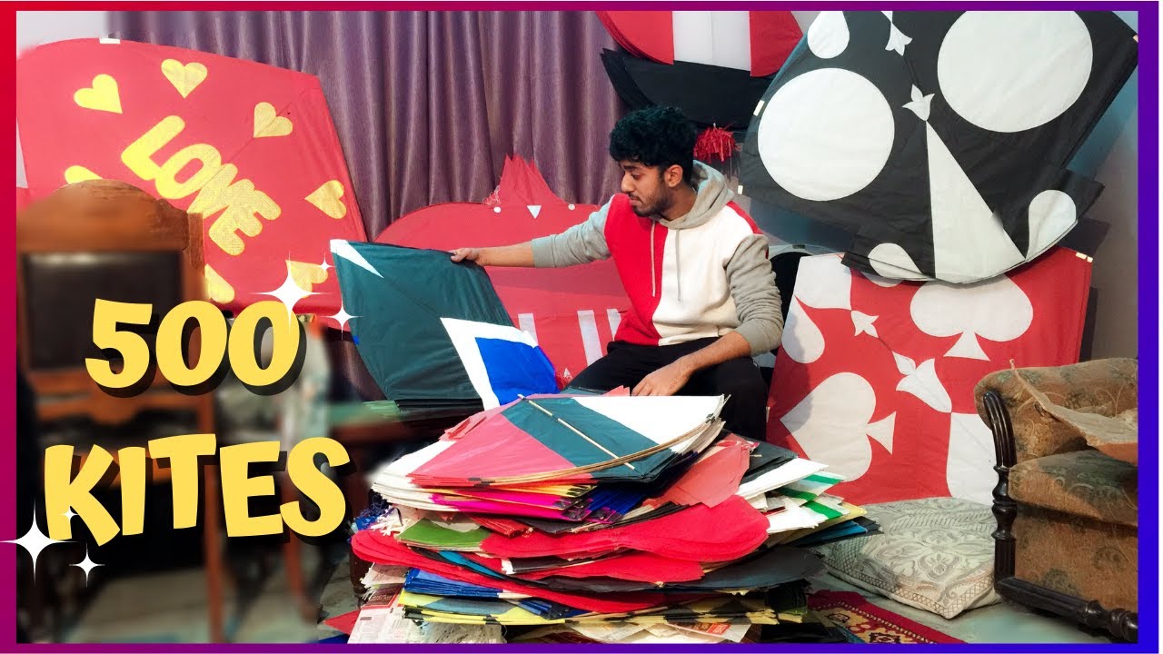 UNBOXING 500 KITES | PINDI | 2023