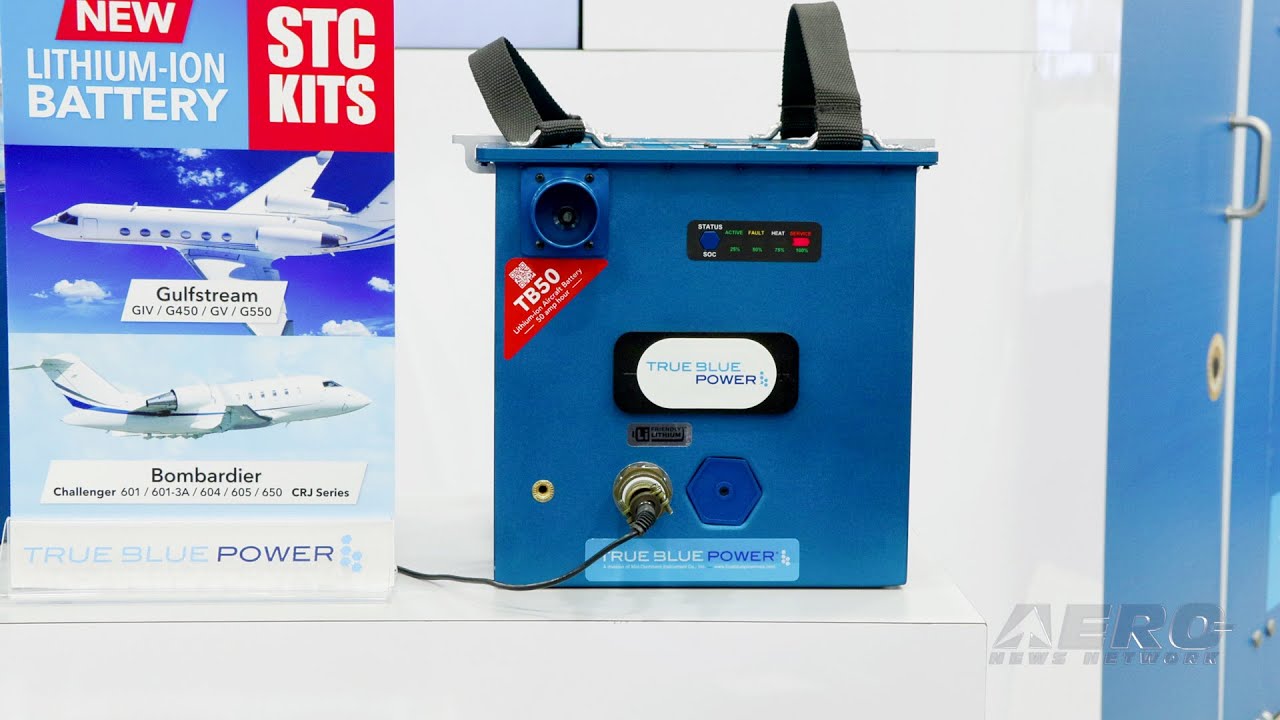 Aero-TV: True Blue Power, 101 Aviation Partner to Transform Biz Jet Batteries