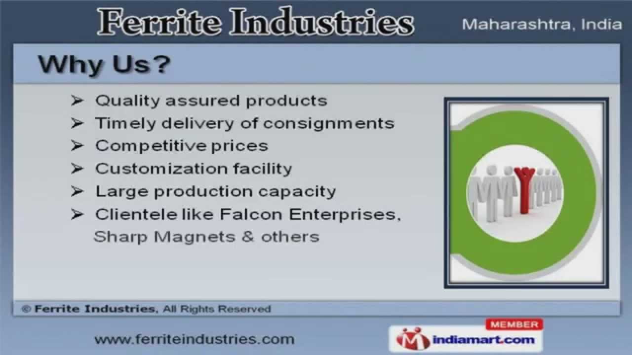 Magnetic Products & Ferrite Powder by Ferrite Industries, Sinnar