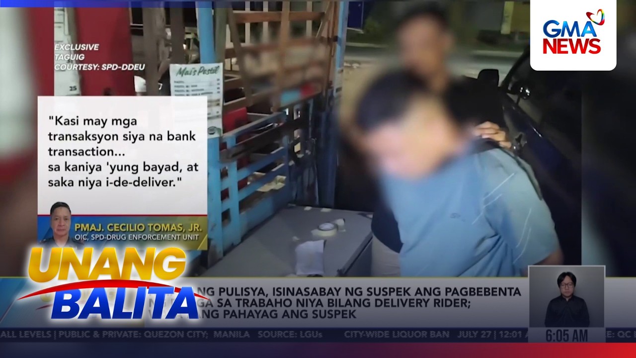 Mahigit P1-M halaga ng hinihinalang shabu, nakumpiska sa buy-bust operation sa Taguig | Unang Hirit