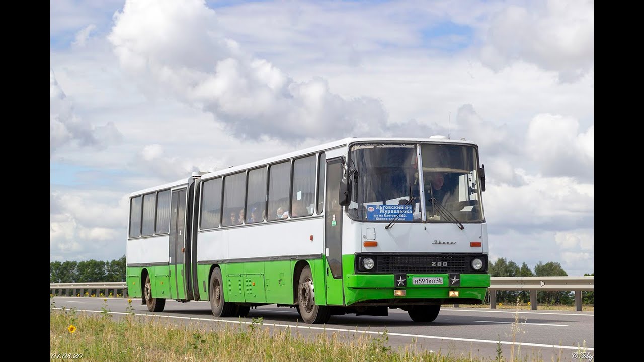 Ikarus 280.03 Н 591 КО 46 Курск Маршрут №100