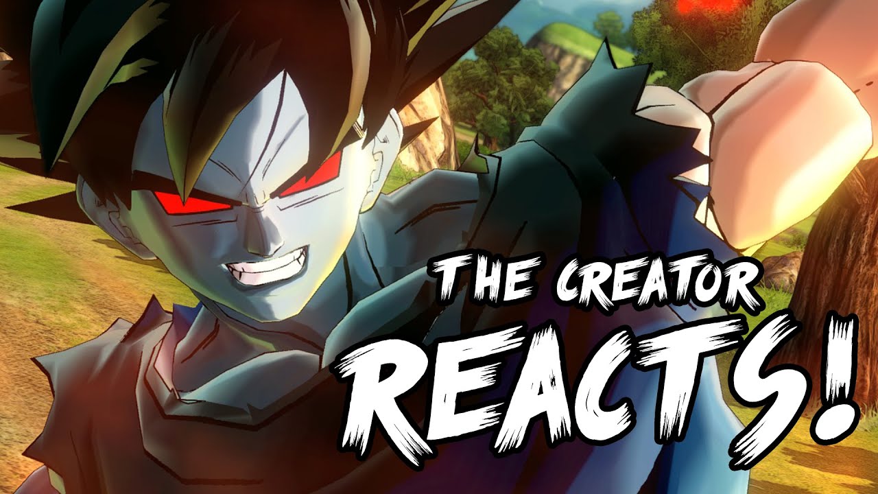 THE CREATOR REACTS! MECHA GOKU MOD [Xenoverse 2]