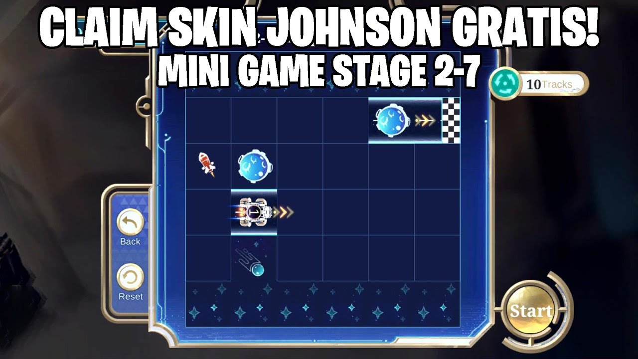 CLAIM SKIN JOHNSON GRATIS - MINI GAME TO THE STAR STAGE 2-7 MOBILE LEGENDS