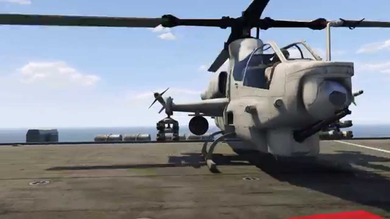 GTA V AH-1Z Viper Marines Attack Helicopter (MOD)