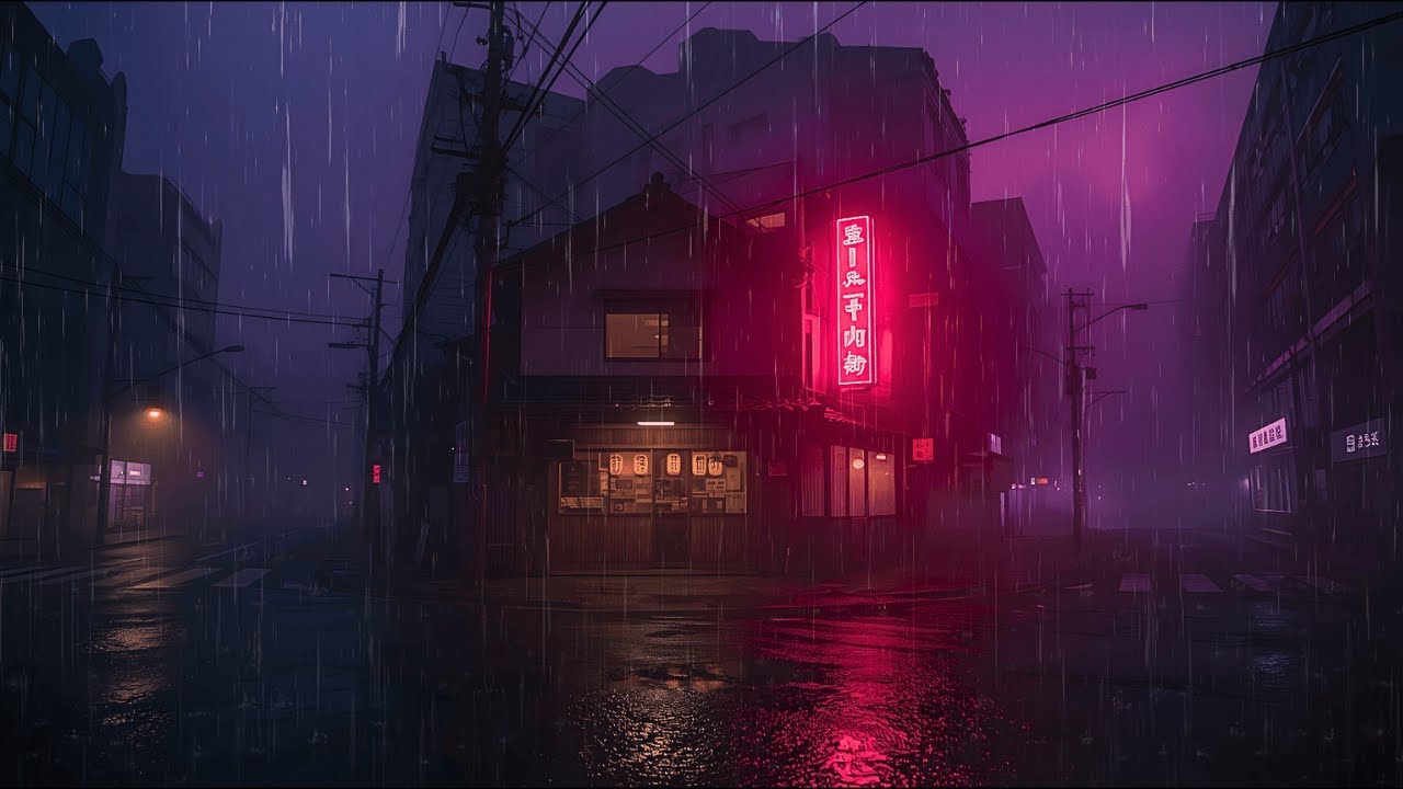 Classic Tokyo Rainy Night (90s) — Nostalgic Lofi Beats for Deep Work (BGM)