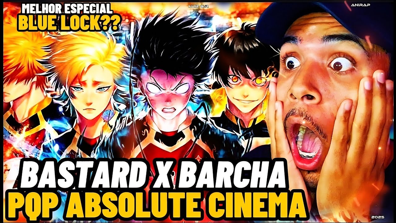 NESS BABA OVO DO KAISER! KKK | ANIRAP - ♪ Bastard X Barcha (Blue Lock) Liga Neo Egoísta PT 1 • React