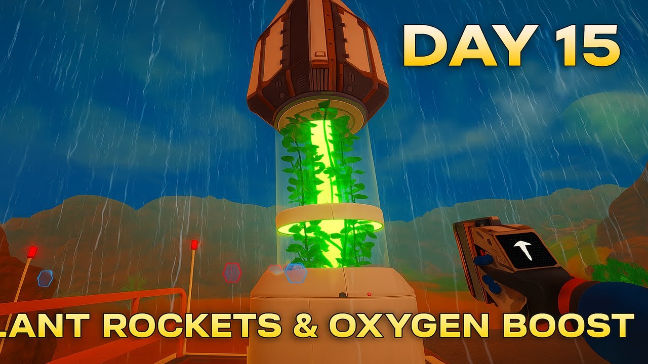 Day 15: Oxygen Rockets & Green Revolution | The Planet Crafter Prime Gameplay