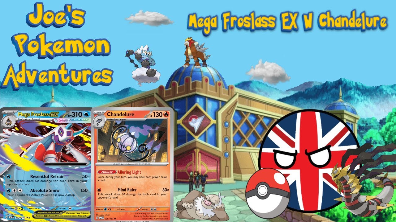 Mega Froslass EX W Chandelure. Showcasing my decklist. Pokémon Trading Card Game