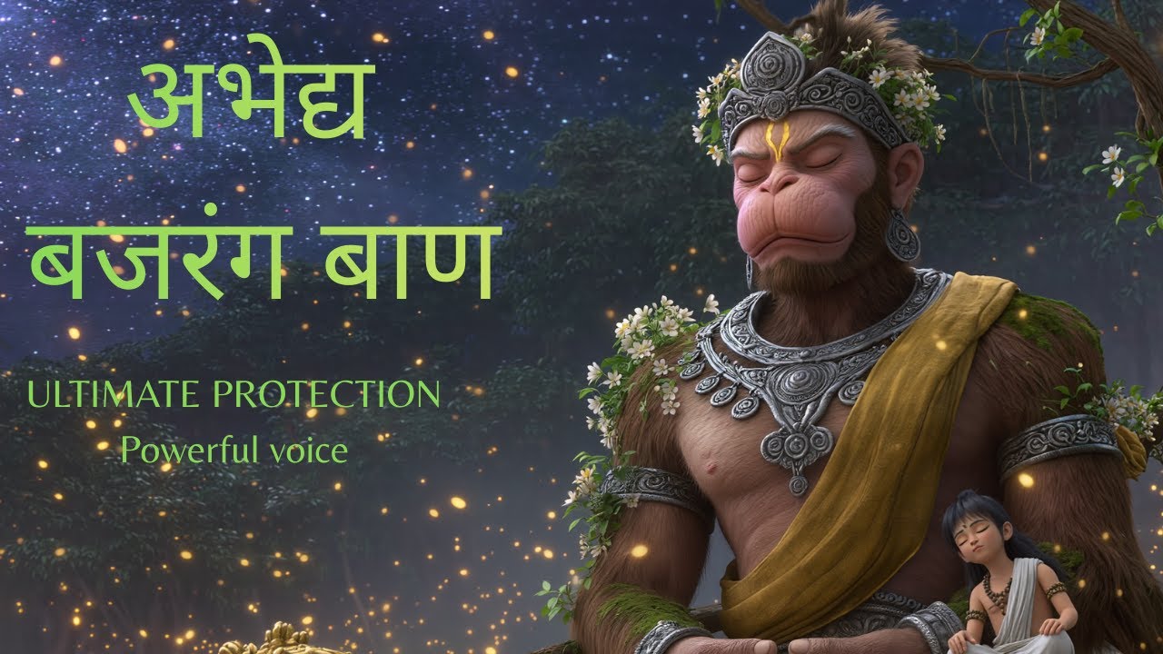 बजरंग बाण | Bajrang Baan With Lyricsजय श्री राम| Powerful Mantra for Protection from Negative Energy